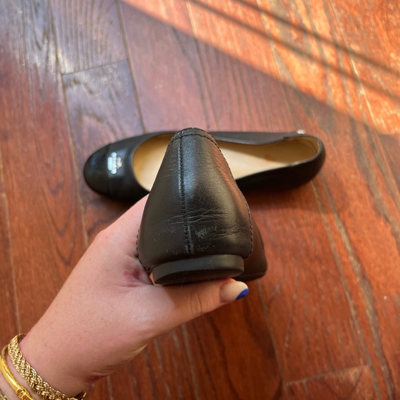 Black Coach Ballet Flats 6.5 - Picture 4 of 12
